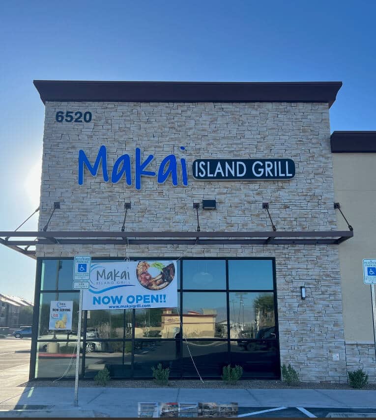 Makai Island Grill6520 N. Losee Road, NLV, NV (Losee and Centennial Pkwy).  2500 Square Feet.   Hawaiian BBQ Restaurant
